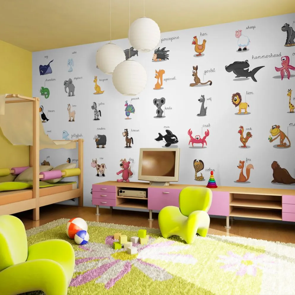 Fototapeta XXL - Learning by playing (animals)-1