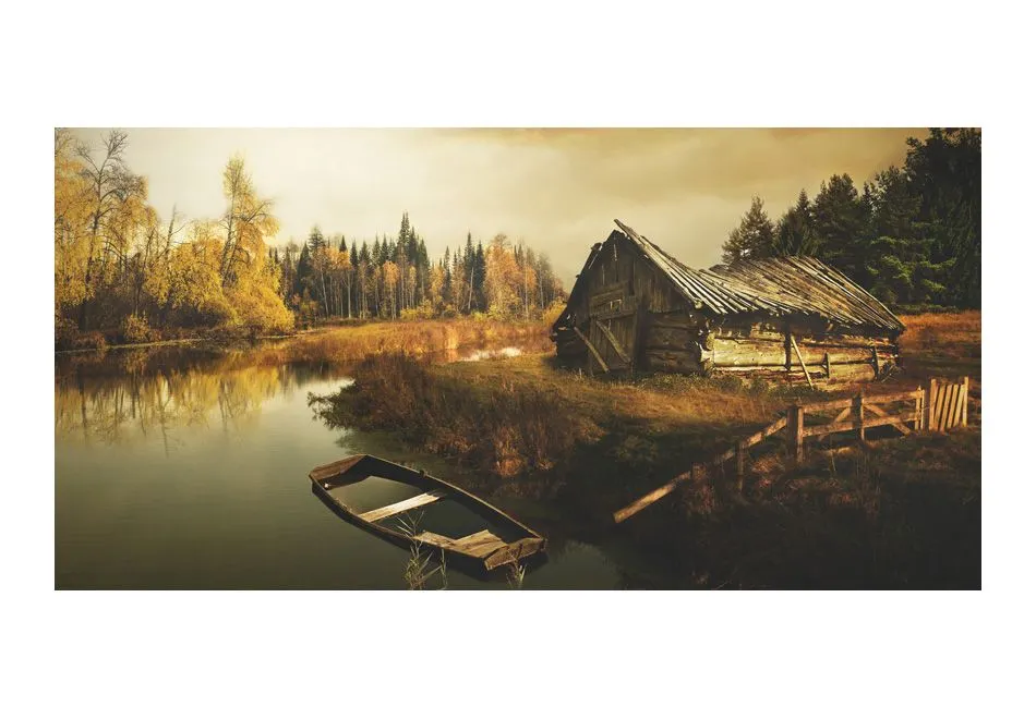 Fototapeta XXL - Desolate hut-2