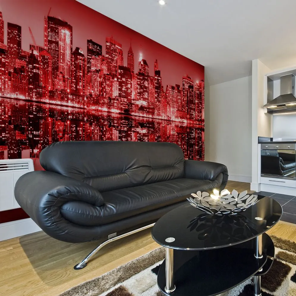 Fototapeta XXL - Red-hot NYC-1
