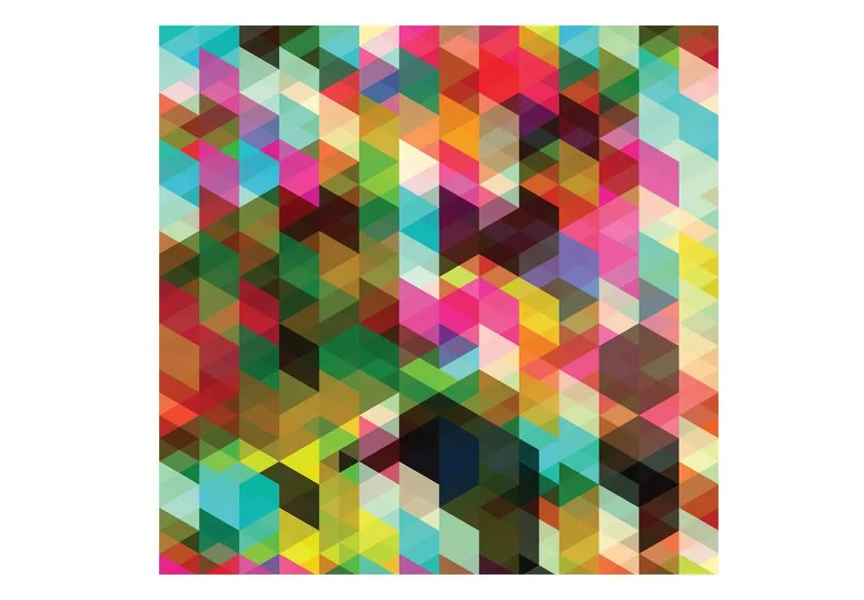 Fototapeta - Kolorowa geometria-2