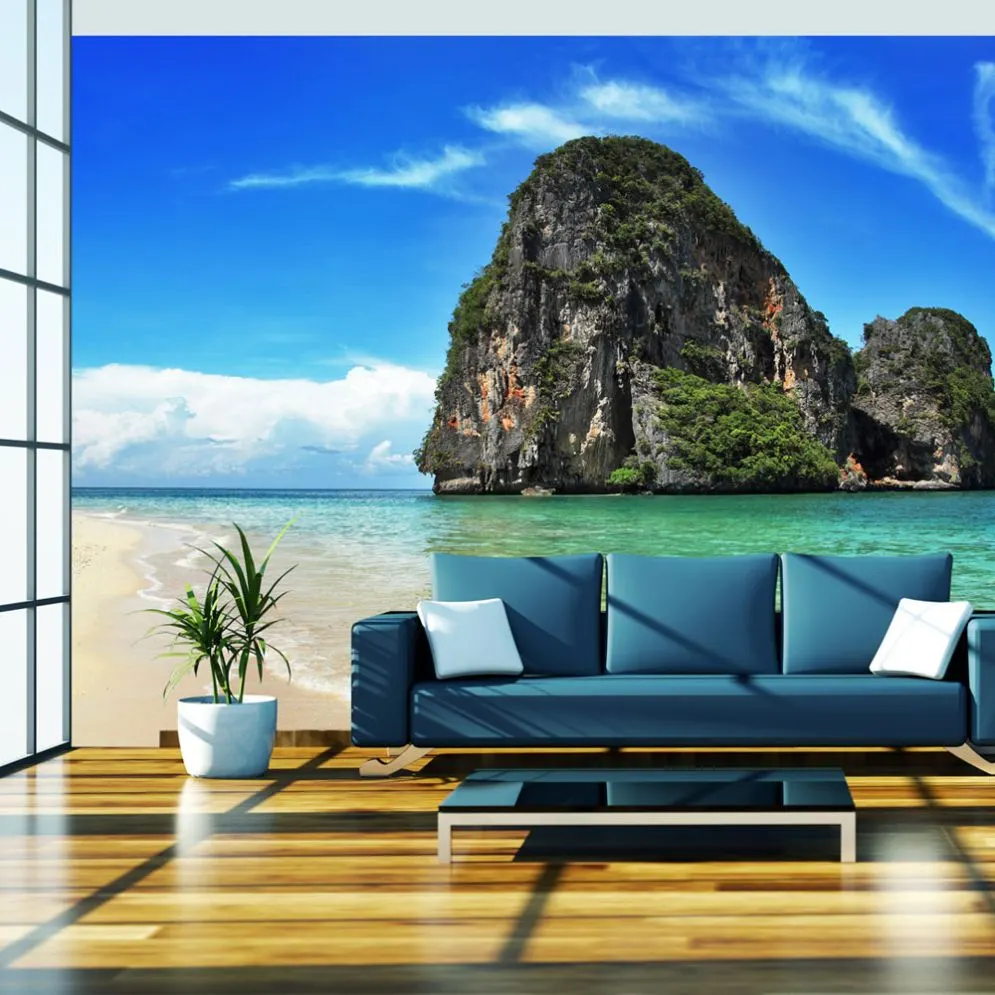Fototapeta - Egzotyczny krajobraz - plaża Railay