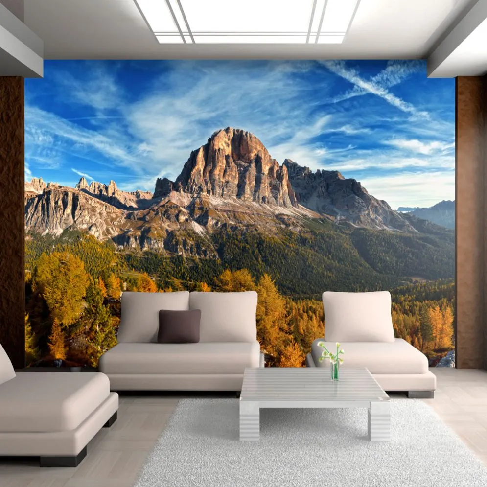 Fototapeta - Widok panoramiczny na włoskie Dolomity-1