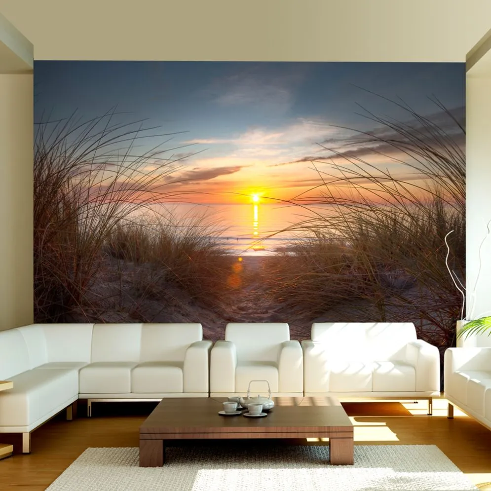 Fototapeta - Zachód słońca nad Oceanem Atlantyckim-1