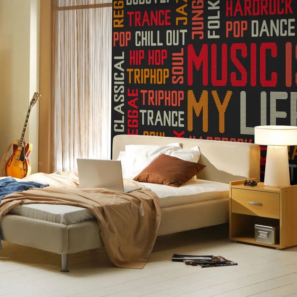 Fototapeta - Music is my life-1