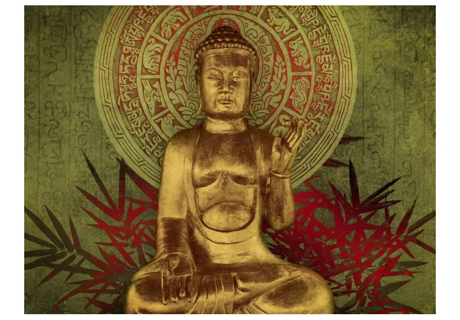 Fototapeta - Złoty Budda-2
