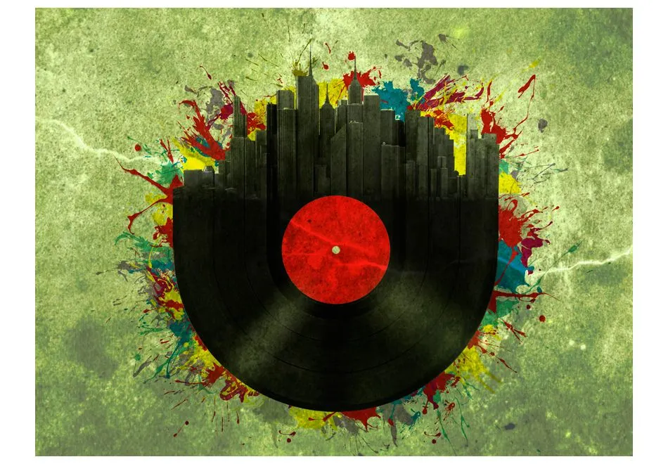 Fototapeta - Colorful melodies of the city-2