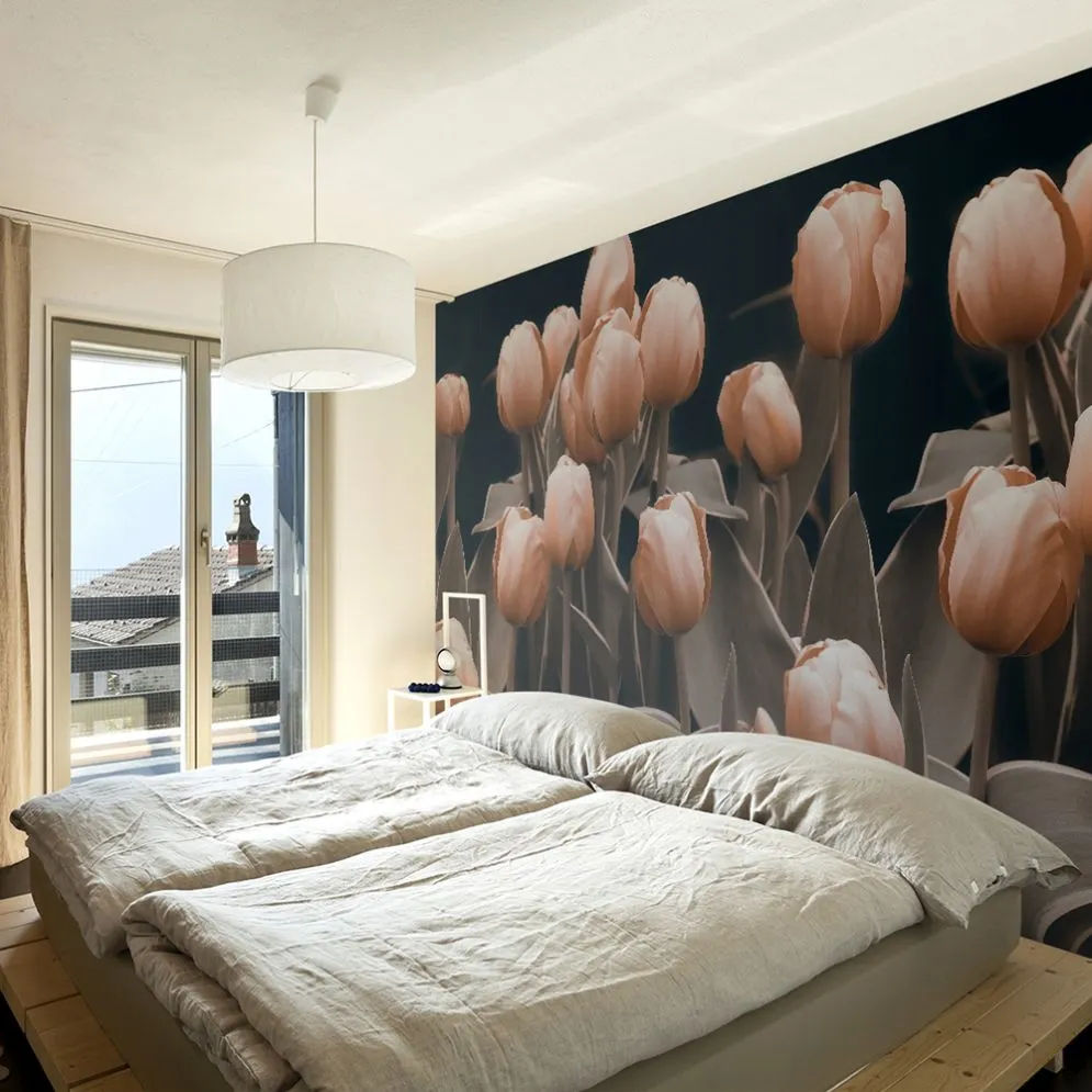 Fototapeta - Ladies among the flowers-1