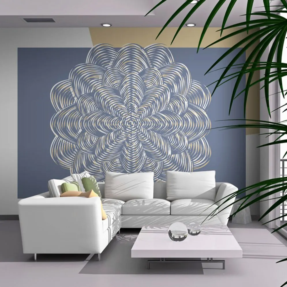 Fototapeta - Biały ornament-1