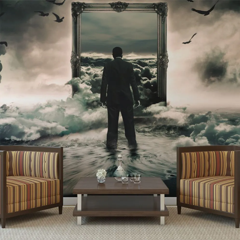 Fototapeta - A walk in the clouds-1