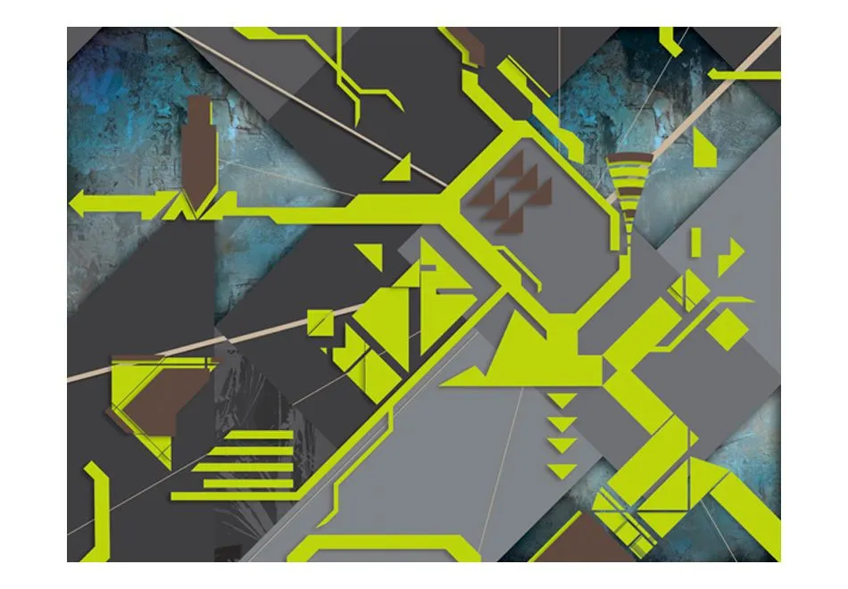 Fototapeta - Dynamiczne ścieżki-2