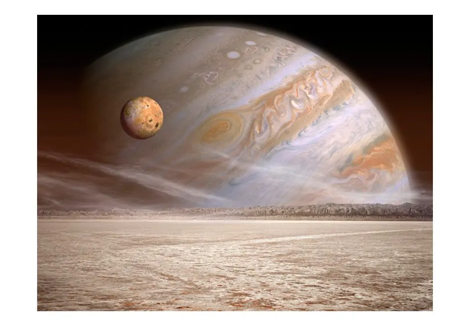 Fototapeta - Mała i duża planeta-2