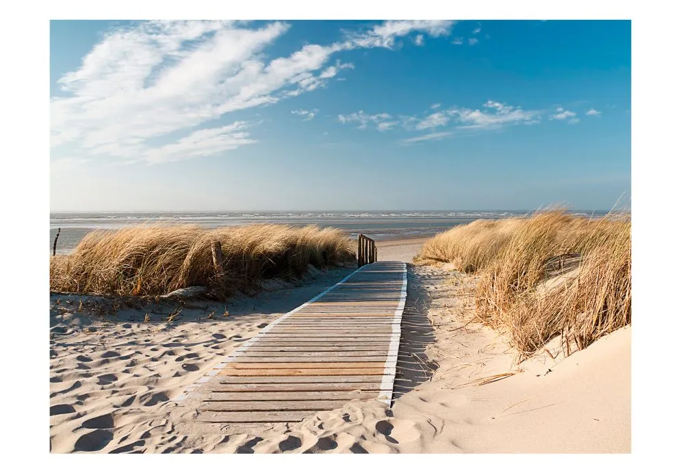 Fototapeta - Plaża Morza Północnego, Langeoog-2