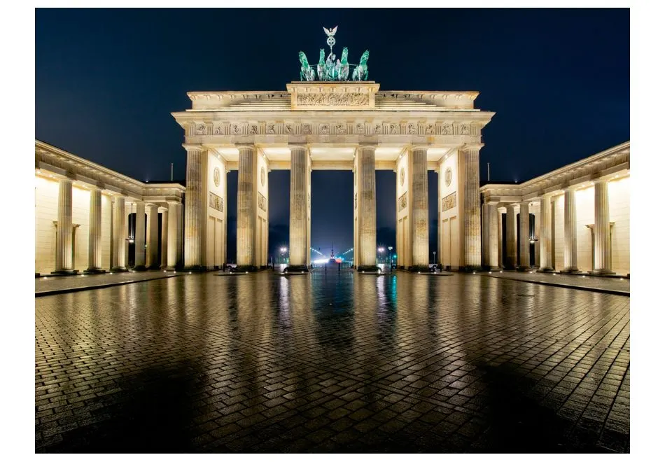 Fototapeta - Brama Brandenburska nocą-2