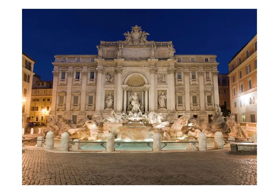 Fototapeta - Fontanna di Trevi - Rzym-2