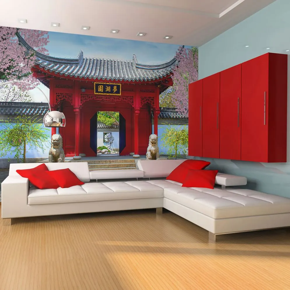 Fototapeta - Chinese botanical garden of Montreal (Quebec Canada)-1