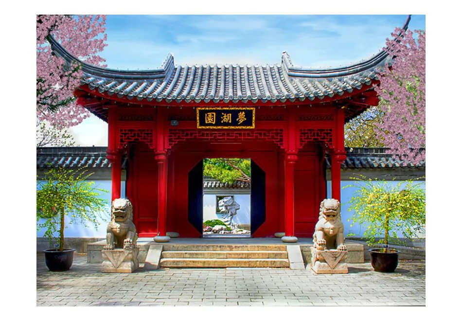 Fototapeta - Chinese botanical garden of Montreal (Quebec Canada)-2