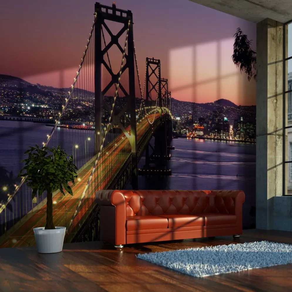 Fototapeta - Charming evening in San Francisco-1