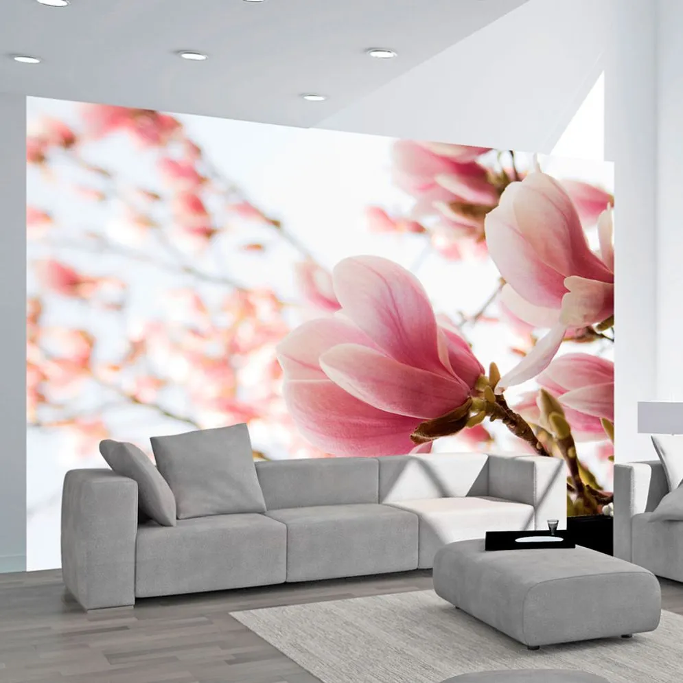 Fototapeta - Różowa magnolia-1