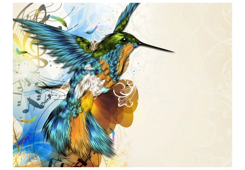 Fototapeta - Marvelous bird-2