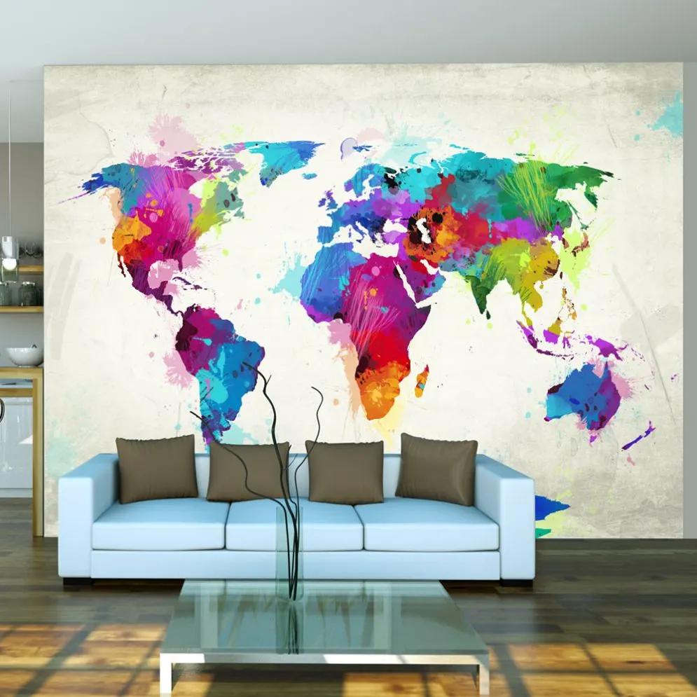 Fototapeta - The map of happiness-1