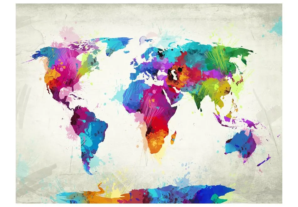Fototapeta - The map of happiness-2