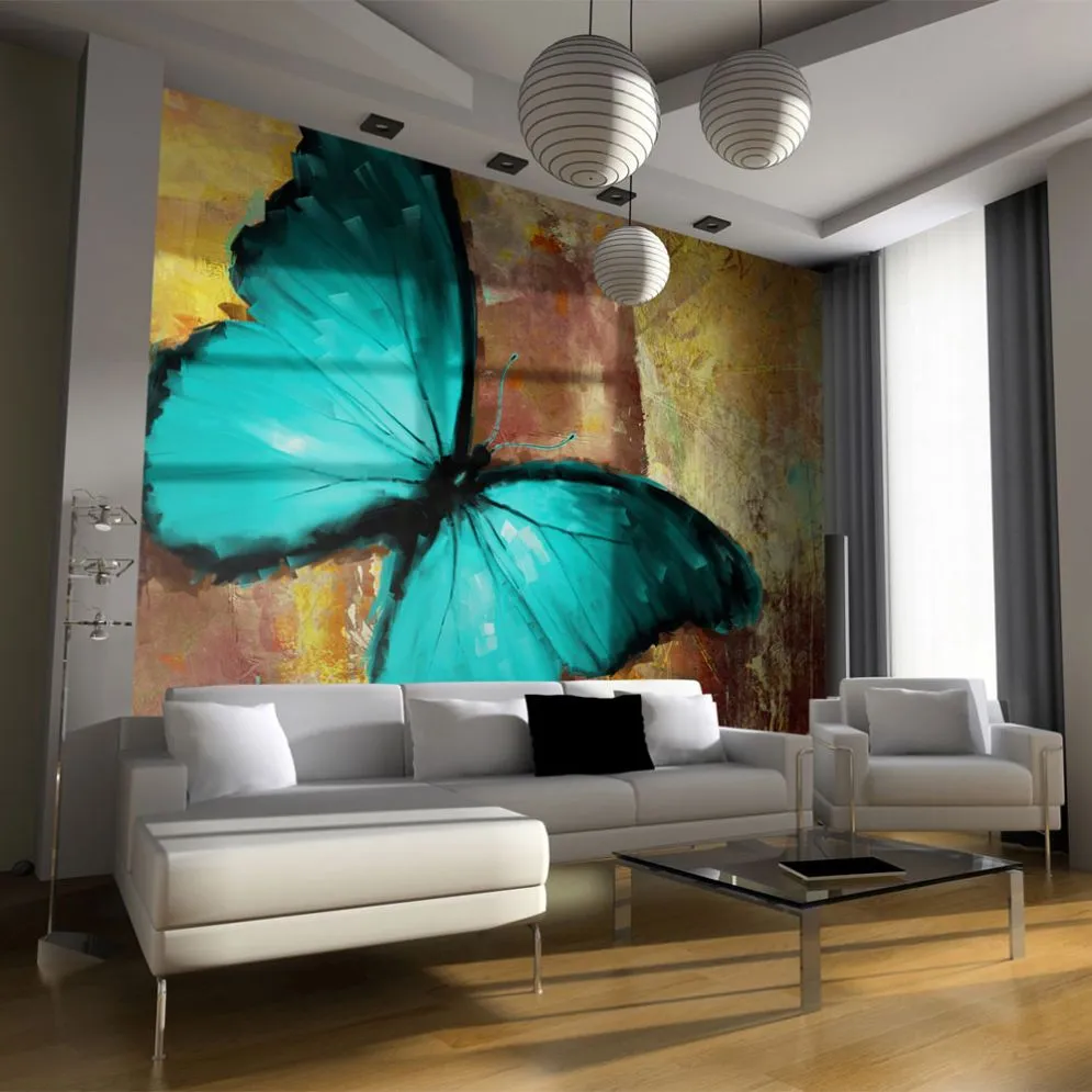 Fototapeta - Painted butterfly-1