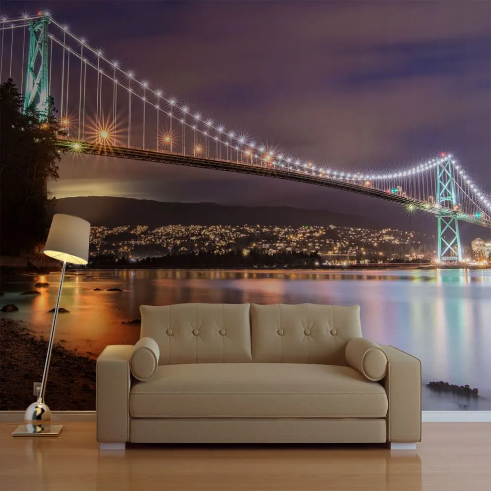 Fototapeta - Lions Gate Bridge - Vancouver (Kanada)-1