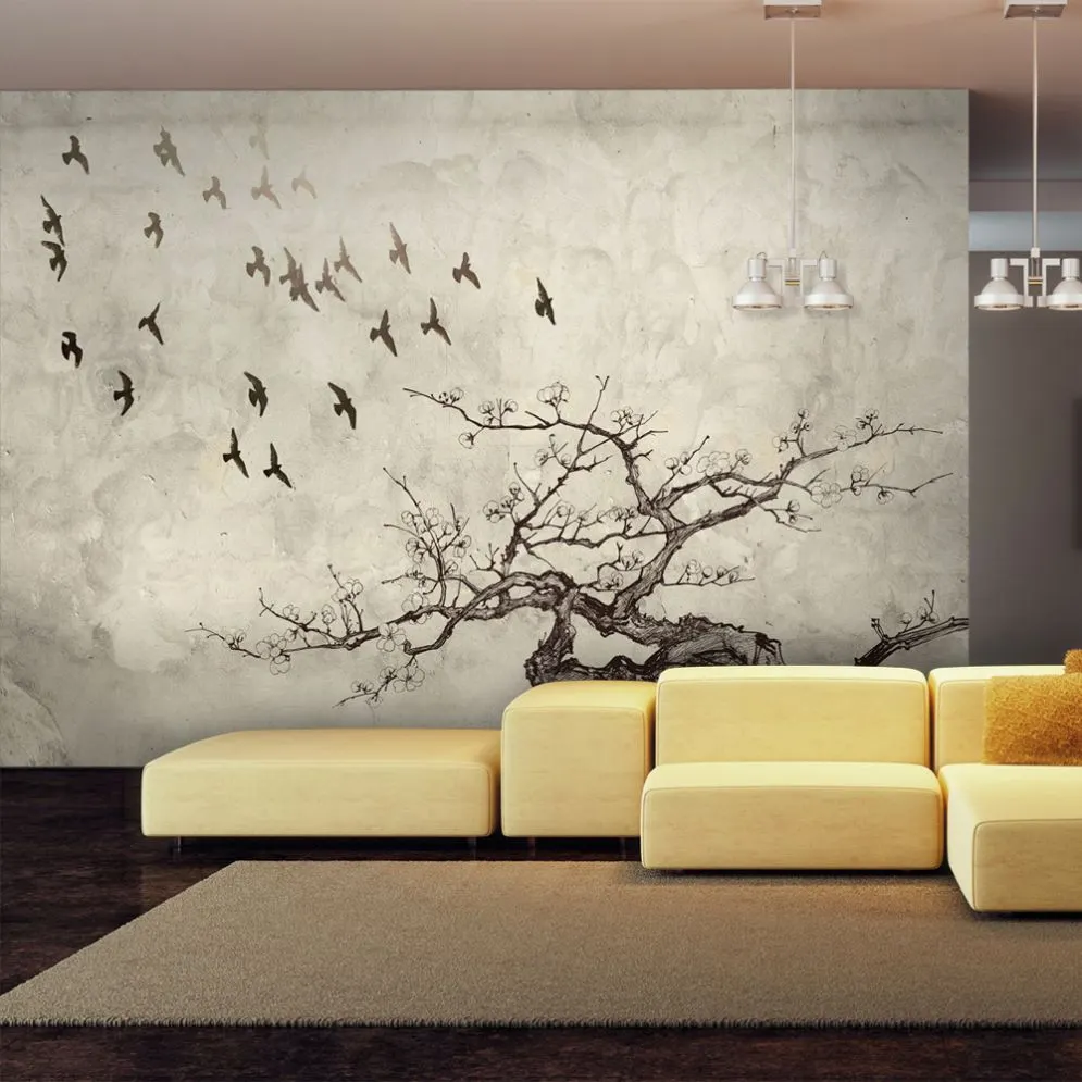 Fototapeta - Flock of birds-1