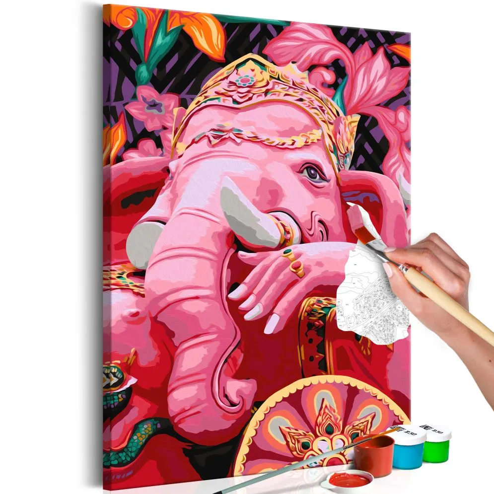 Obraz do samodzielnego malowania - Ganesha | MIRAT.