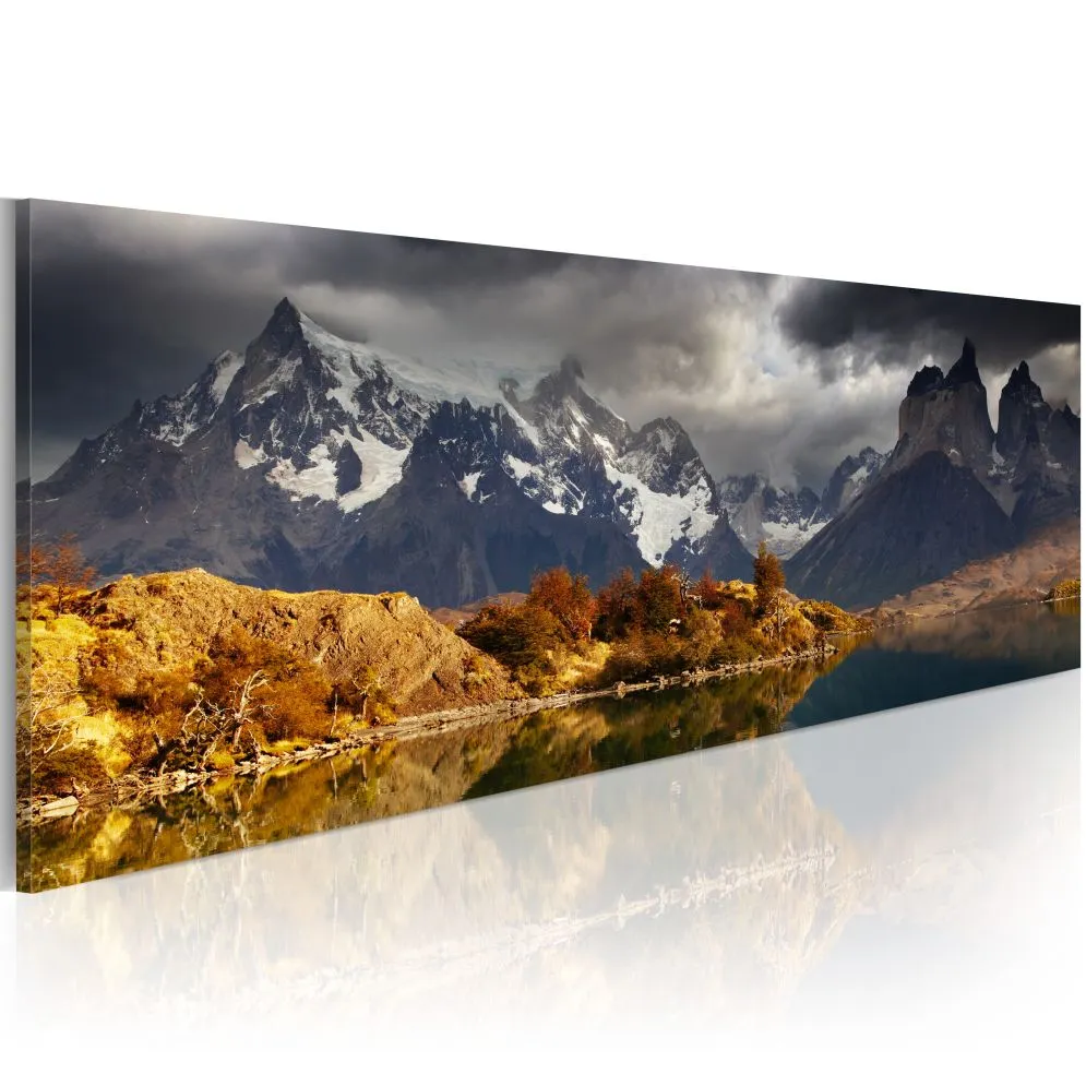 Obraz - Mountain landscape before a storm-1