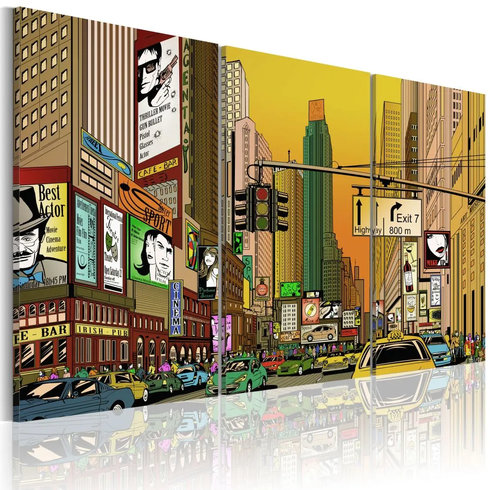 Obraz - NYC w komiksie-1