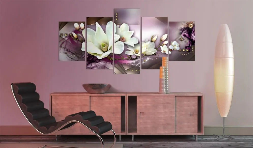 Obraz - Magnetyczna abstrakcja z orchideą-2