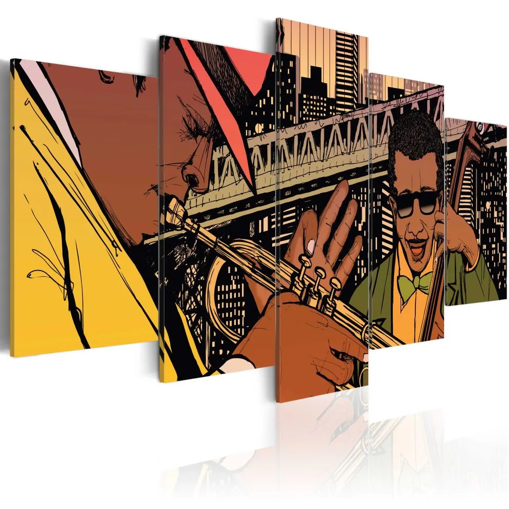 Obraz - Jazzowe granie - NYC-1