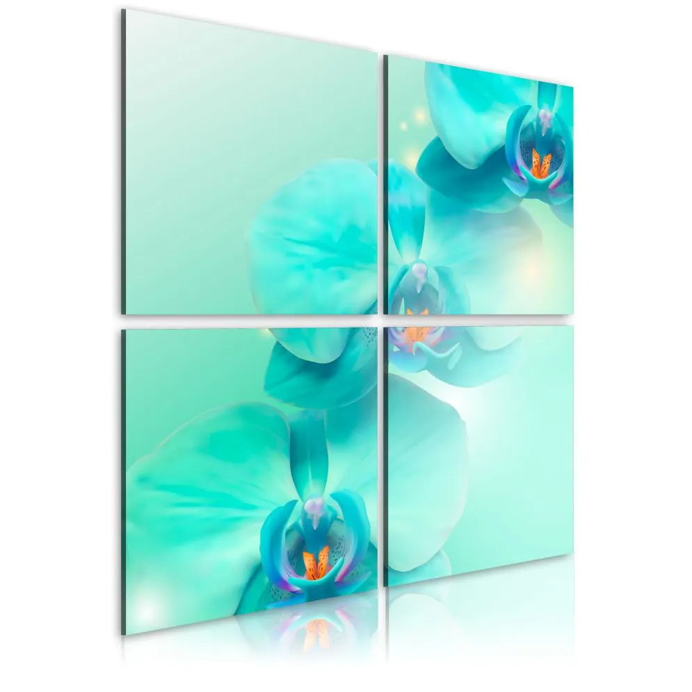 Obraz - Błękit orchidei-1