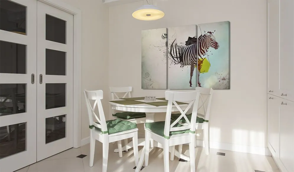 Obraz - zebra - abstrakcja-2