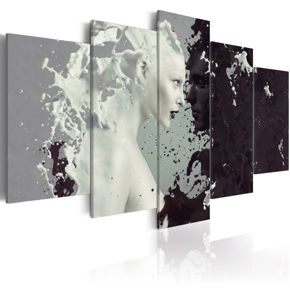 Obraz - Black or white  - 5 pieces-1