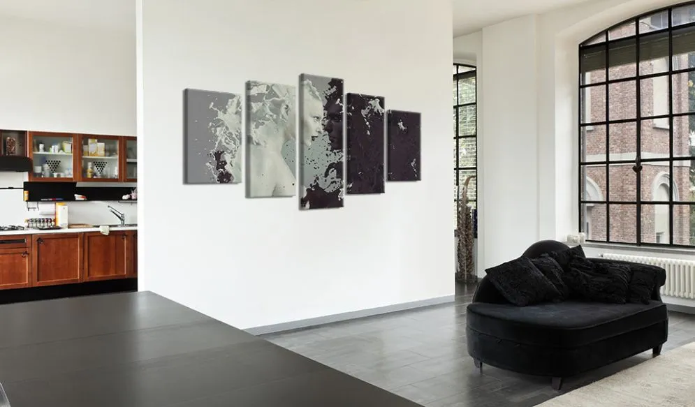 Obraz - Black or white  - 5 pieces-2