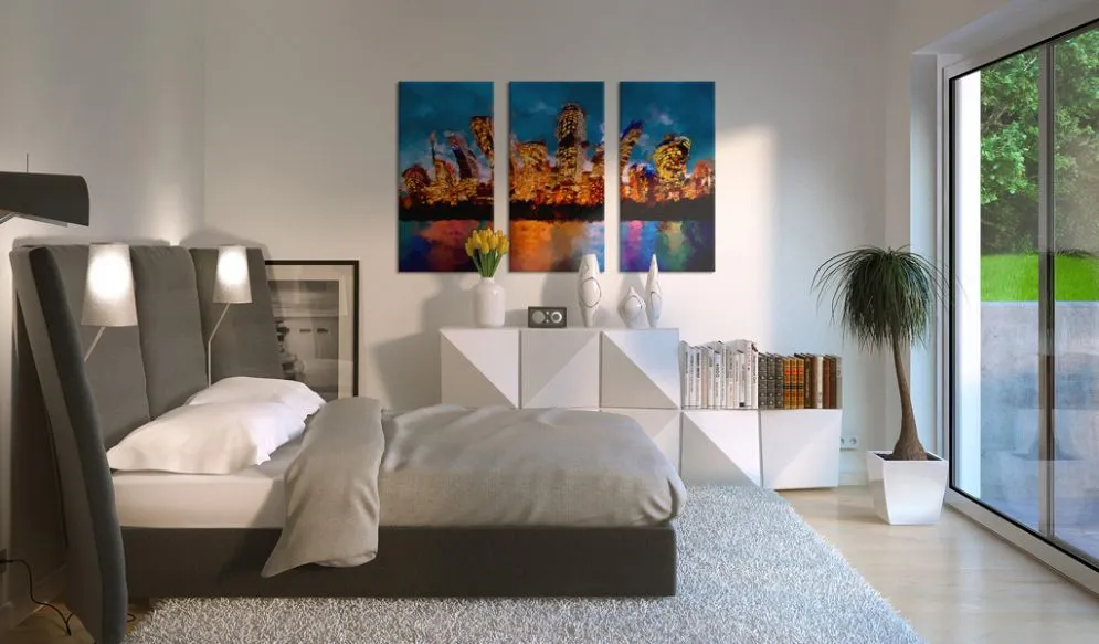 Obraz - Mad city - triptych-2