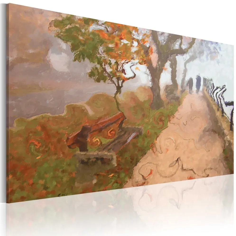Obraz - Jesienna promenada-1