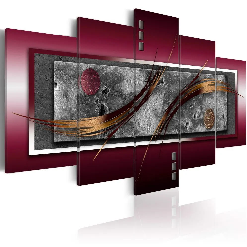Obraz - Burgundowa elegancja-1