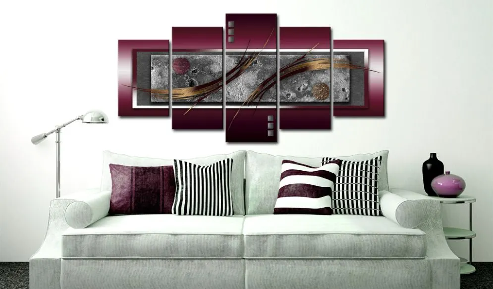 Obraz - Burgundowa elegancja-2