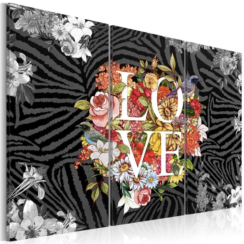 Obraz - Flowers from the heart-1