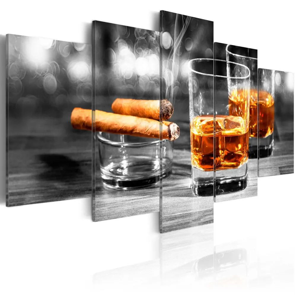 Obraz - Cygara i whisky-1