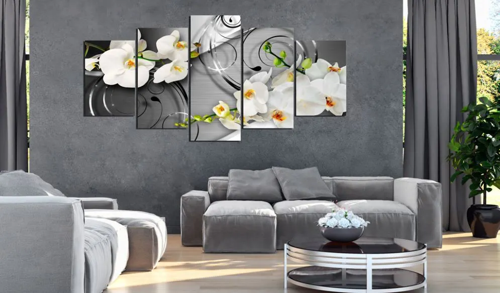 Obraz - Mleczne orchidee-2