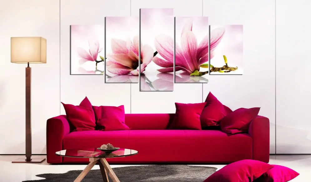 Obraz - Magnolie różowe kwiaty-2