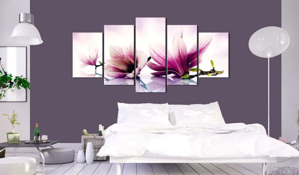 Obraz - Różowe kwiaty magnolie-2