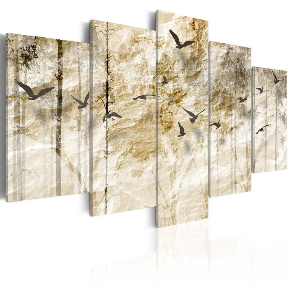 Obraz - Papierowy las-1