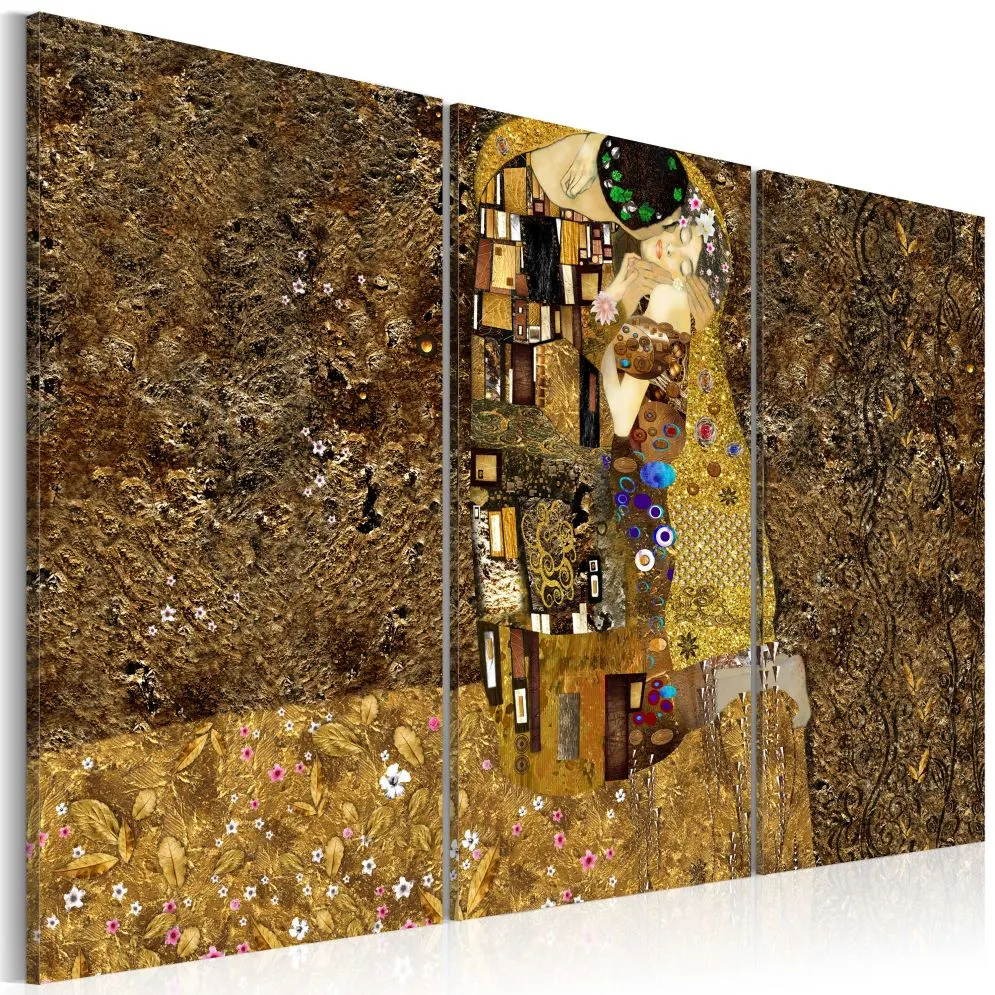 Obraz - Klimt inspiracje - Pocałunek-1