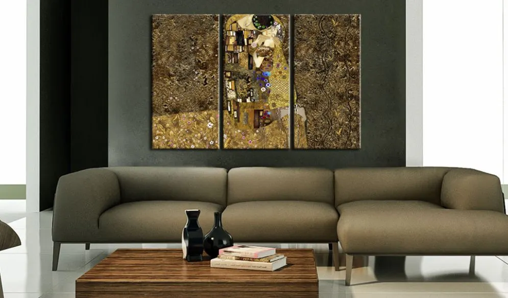 Obraz - Klimt inspiracje - Pocałunek-2