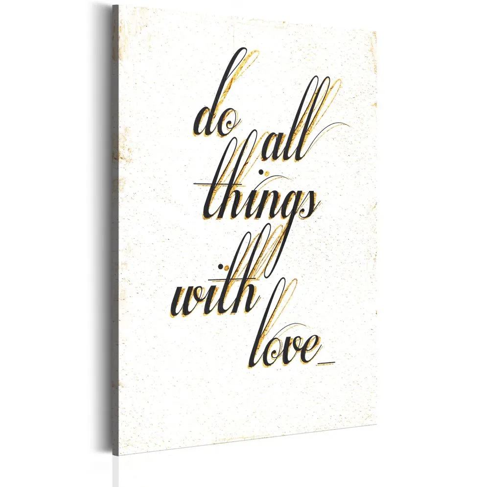 Obraz - Mój dom Things with love-1